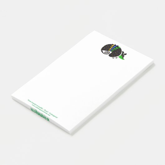 Cool Three banded ARMADILLO - Bedreigd dier - Post-it® Notes (Schuin)