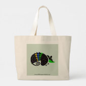Cool Three banded ARMADILLO- Dierenvriend - Natuur Grote Tote Bag (Achterkant)