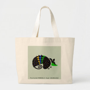 Cool Three banded ARMADILLO- Dierenvriend - Natuur Grote Tote Bag