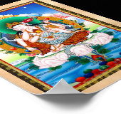 Cool tibetan thangka Cintamanicakra Avalokitesvara Poster (Hoek)