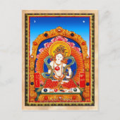 Cool tibetan thangka Dragon King Bodhisattva Briefkaart (Voorkant)