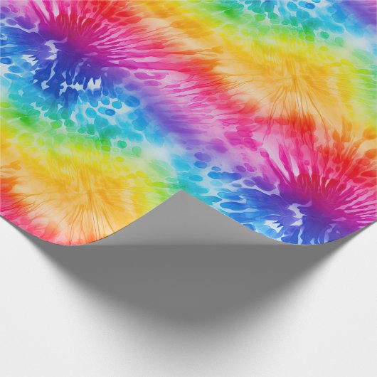 Cool Tie Dye Cadeaupapier (Hoek)