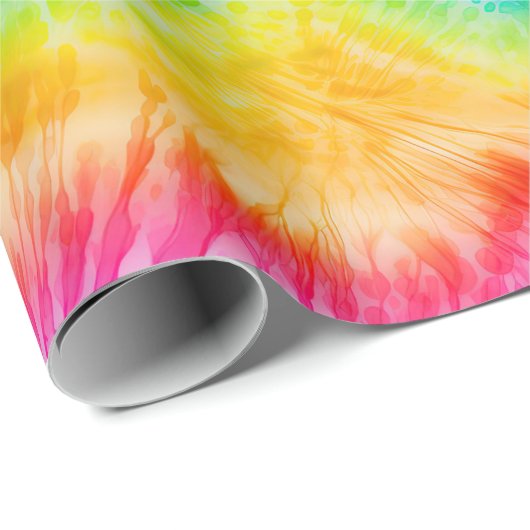 Cool Tie Dye Cadeaupapier (Rol Hoek)