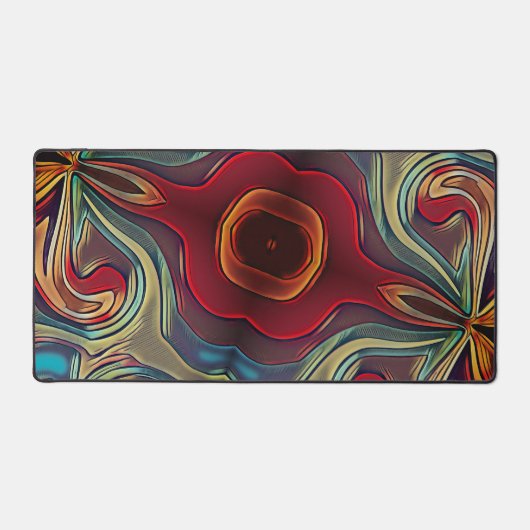 Cool Tiener Retro Abstracte Inspirativiteit Kleurr Bureaumat (Voorkant)