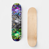 Cool Tiger Artwork - Wildlife Big Cats - Tiger Persoonlijk Skateboard (Voorkant)