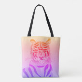 Cool Tiger Canvas tas (Achterkant)