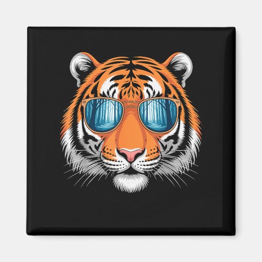 Cool Tiger Costume For Men Women Kids Pattern Tige Magneet (Voorkant)