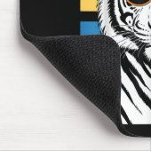 Cool Tiger Costume For Men Women Kids Pattern Tige Muismat (Hoek)