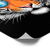 Cool Tiger Costume For Men Women Kids Pattern Tige Poster (Hoek)