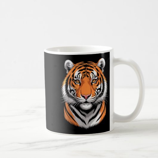 Cool Tiger Design For Men Women Siberian Tiger Lov Koffiemok (Rechts)