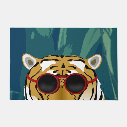 Cool Tiger Deurmat (Voorkant)