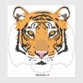 Cool Tiger Face Big Cat Sticker