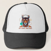 Cool Tiger Gift voor Honkbalspelers Lover Coaches Trucker Pet (Voorkant)