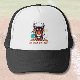 Cool Tiger Gift voor Honkbalspelers Lover Coaches Trucker Pet