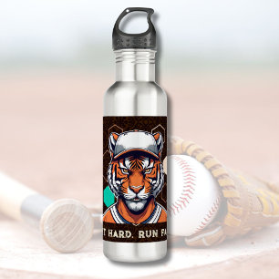 Cool Tiger Gift voor Honkbalspelers Lover Coaches Waterfles