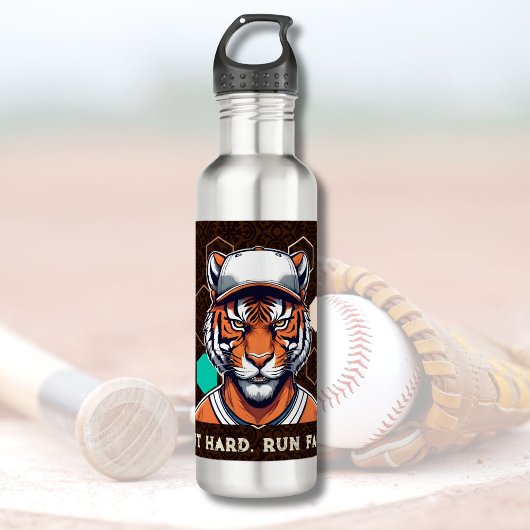 Cool Tiger Gift voor Honkbalspelers Lover Coaches Waterfles
