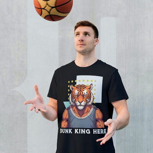 Cool Tiger Gifts voor Basketbal Lovers Coach Fans T-shirt