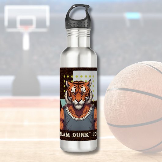 Cool Tiger Gifts voor Basketbal Lovers Coach Fans Waterfles