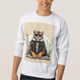 Cool Tiger Graphic Shirt met lange mouwen - Stijlv