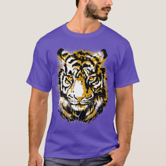 Cool Tiger Head Realistic Tiger Eyes T-shirt