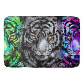 Cool Tiger head - Tiger Artwork - Tiger Bath Mat (Voorkant)