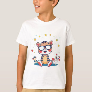 Cool Tiger met vrienden T-shirt