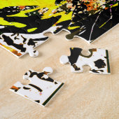 Cool Tiger Puzzle - Yellow Tiger Draaipuzzel Legpuzzel (Zijkant)