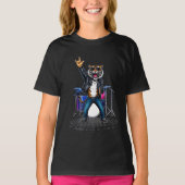 Cool Tiger Rock Dancer | Grappig Dierlijke Muziek  T-shirt (Voorkant)