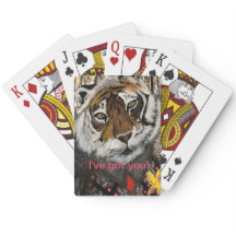 Cool tijger, bewerkbare tekst