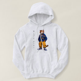 Cool Tijger in Streetwear Kunst - Stedelijke Stijl Hoodie