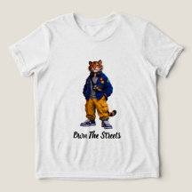 Cool Tijger in Streetwear Kunst - Stedelijke Stijl