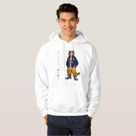 Cool Tijger in Streetwear Kunst - Urbane Stijl Tij Hoodie