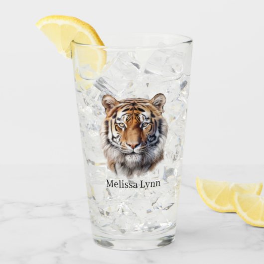 Cool tijger liefhebbers oerwoud glas (Voorkant ijs)