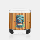 Cool Tiki hoofd partij Whiskey Glas (Voorkant)