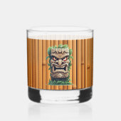 Cool Tiki hoofd partij Whiskey Glas (Voorkant)
