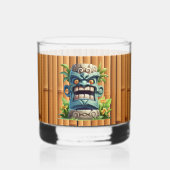 Cool Tiki hoofd party Whisky Glas (Achterkant)