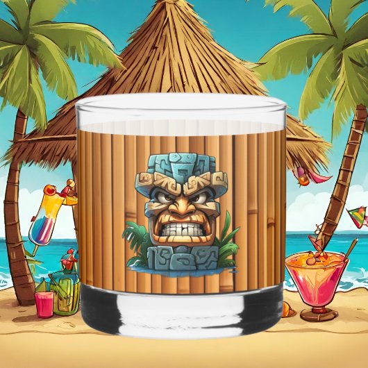 Cool Tiki hoofd party Whisky Glas