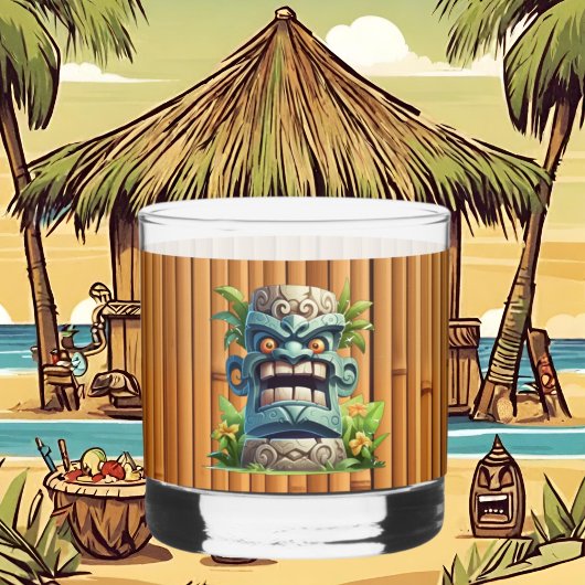 Cool Tiki hoofd party Whisky Glas