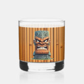 Cool Tiki hoofd party Whisky Glas (Voorkant)