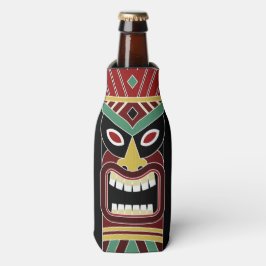 Cool Tiki Totem aangepaste naam flessenkoeler Flesjeskoeler