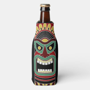 Cool Tiki Totem aangepaste naam flessenkoeler Flesjeskoeler