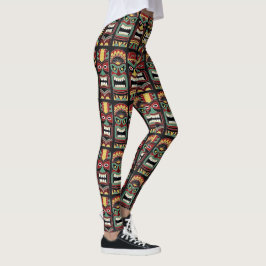 Cool Tiki Totem-leggings Leggings