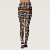 Cool Tiki Totem-leggings Leggings (Achterkant)