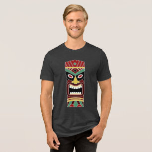 Cool Tiki Totem-shirten en jassen Tri-Blend Shirt