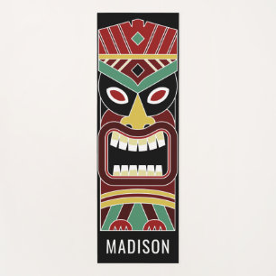 Cool Tiki Totems aangepaste naam yogamat