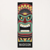 Cool Tiki Totems aangepaste naam yogamat (Achterkant)