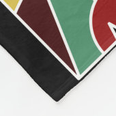 Cool Tiki Totems aangepaste namen fleece dekens (Hoek)