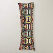 Cool Tiki Totems body pillow Lichaamskussen (Voorkant Verticaal)