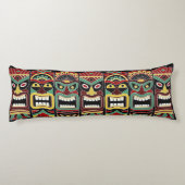 Cool Tiki Totems body pillow Lichaamskussen (Achterkant)