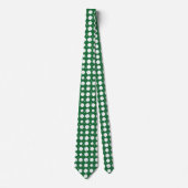Cool tiled four leaf clovers Saint Patrick's Day  Stropdas (Voorkant)